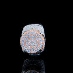 18K with 5.60ct Lab Grown diamond mens ring